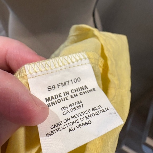 Columbia Yellow Button-Up Shirt - Picture 7 of 8